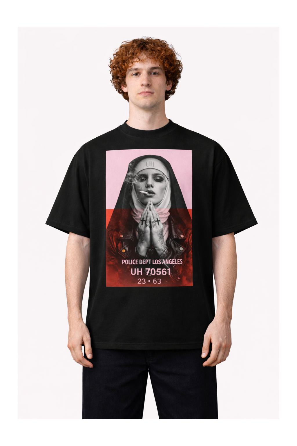 UH Rebel Saint Art-Oversize Black