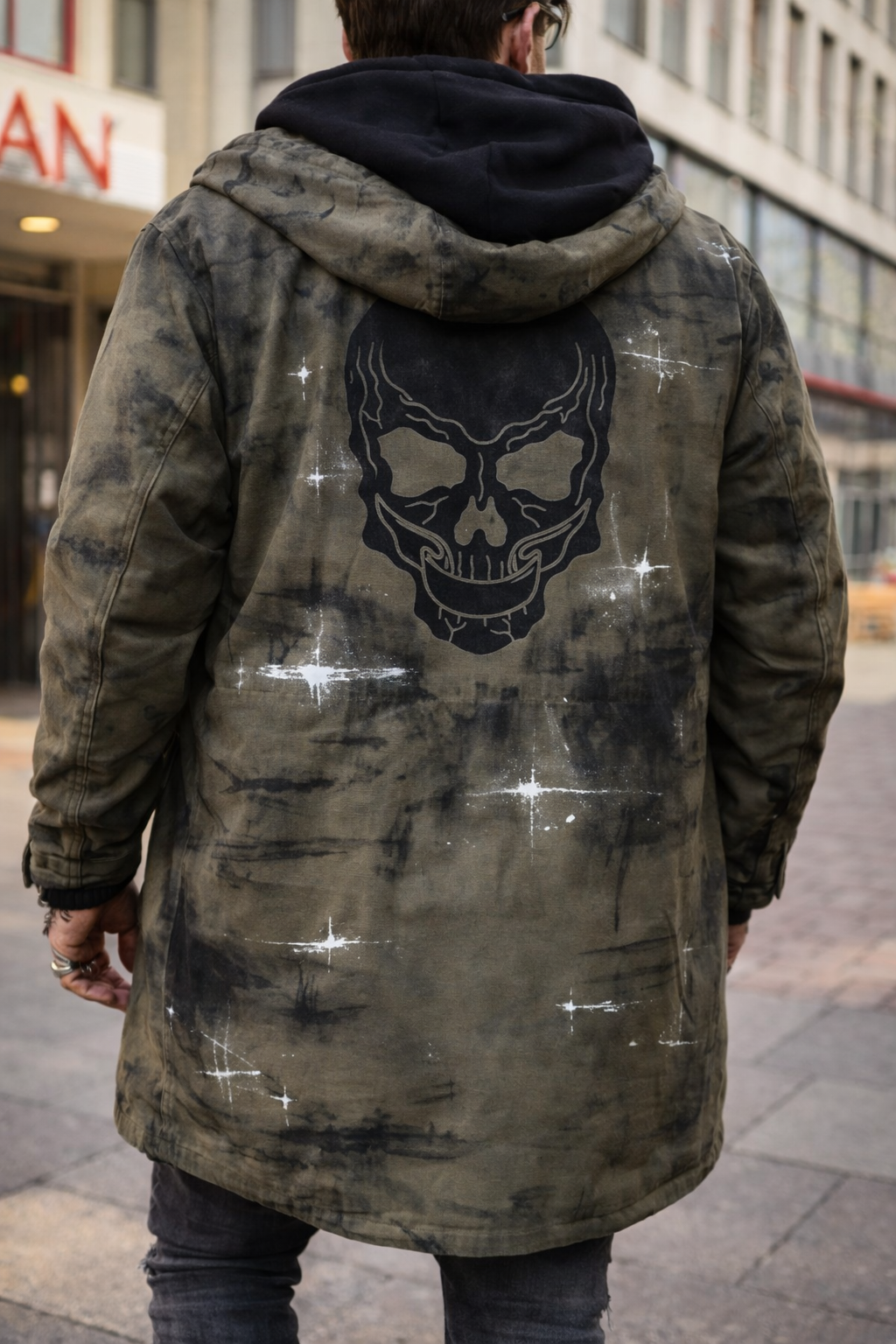 Ullis-Ullikat Vintage Parka 93-Skull Edition