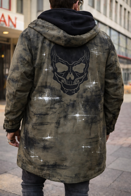 Ullis-Ullikat Vintage Parka 93-Skull Edition