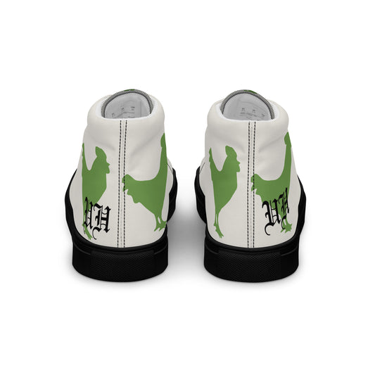 Ulli Hahn green rooster Shoe's
