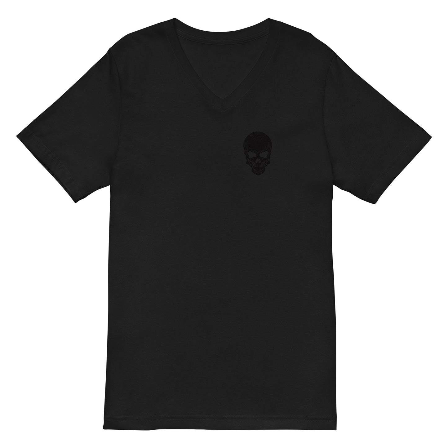 Ulli Hahn Basic Collection Totenkopf V Auschnitt T-Shirt