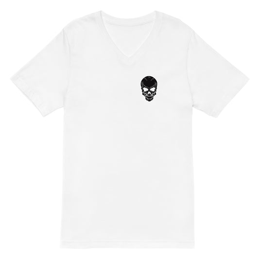 Ulli Hahn Basic Collection Totenkopf V Auschnitt T-Shirt